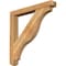 Ekena Millwork Funston Craftsman Rough Sawn Bracket w/ Offset Brace, Western Red Cedar, 6"W x 44"D x 44"H BKT0604X44X44FST04RWR - alternate 1